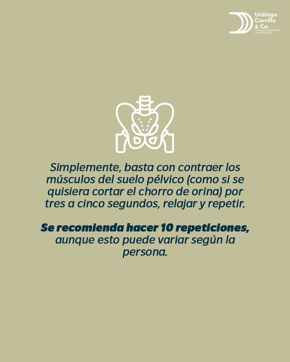 ¿Los habías escuchado? Estos ejercicios los puedes hacer prácticamente a cualquier hora, en cualquier parte... ¡y lo mejor es que tu salud urológica te lo va a agradecer!

Recuerda: mi consultorio está disponible para que atiendas tu salud. Haz una cita hoy mismo.