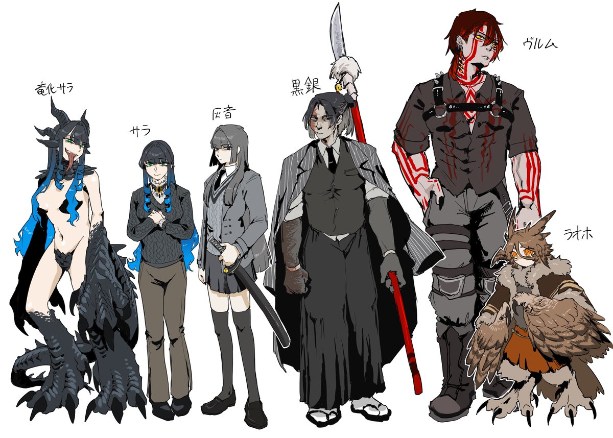 CKillust's tweet photo. 新規フォロワー様にキャラ紹介をして欲しいと言って頂けたので以前描いたものをまとめます！
リプツリーにも載せますのでご覧下さい〜！ https://t.co/3U0z7dkUuT