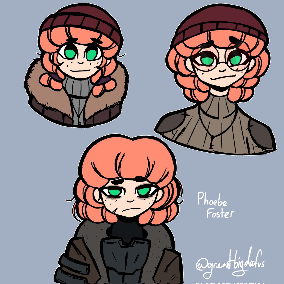 Phoebe Foster hair style change