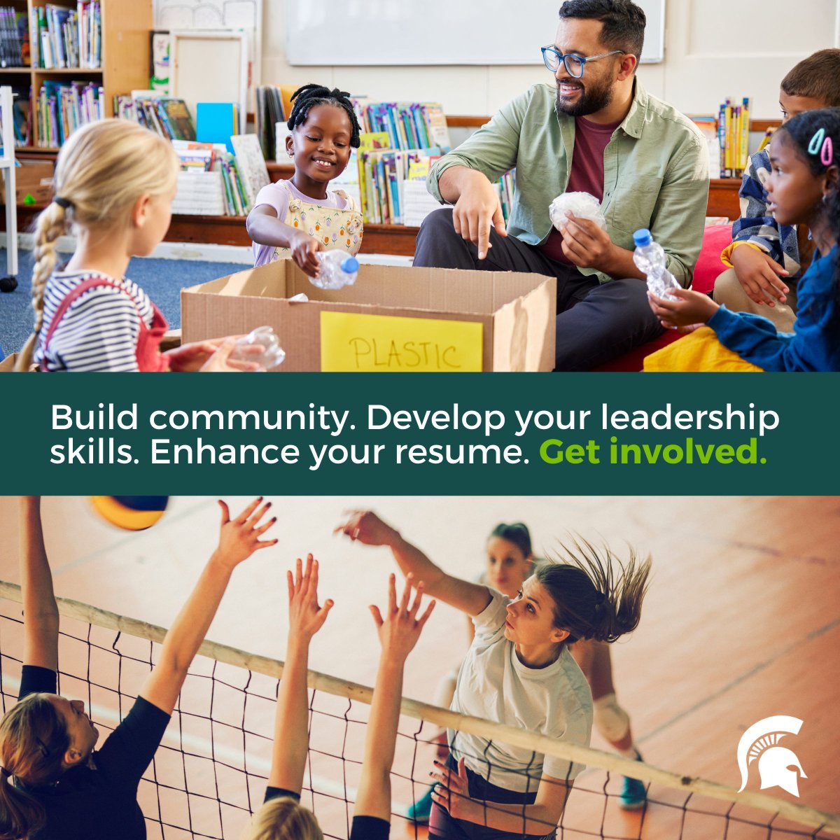 With more than 1,000 student organizations, MSU has something for everyone. No matter who you are or what you are interested in, you’re sure to find at least one you’ll want to join. 

Students - discover opportunities to get involved: msu.campuslabs.com/engage