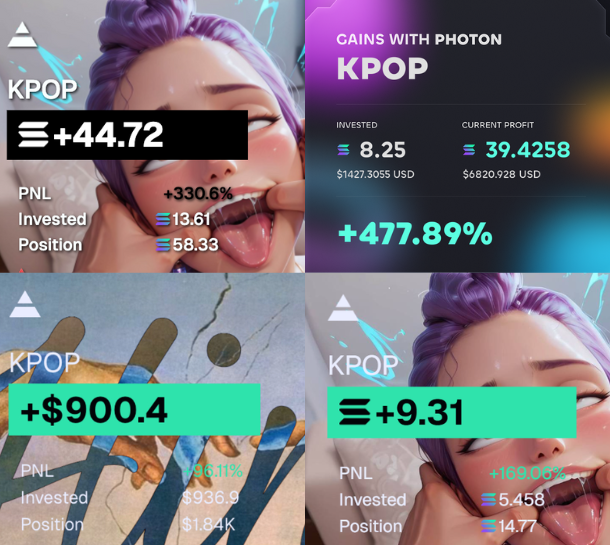 caught a clean 20x on $KPOP today. 50k to 1M 👀 (still 7x from entry)

shared first in <a href="/MotusGuild/">Motus Guild</a> then posted it in TG.

join the room if you like random degen plays and hearing me yap

t.me/bobbysbakes

(we had fun with the pnl cards lmao)