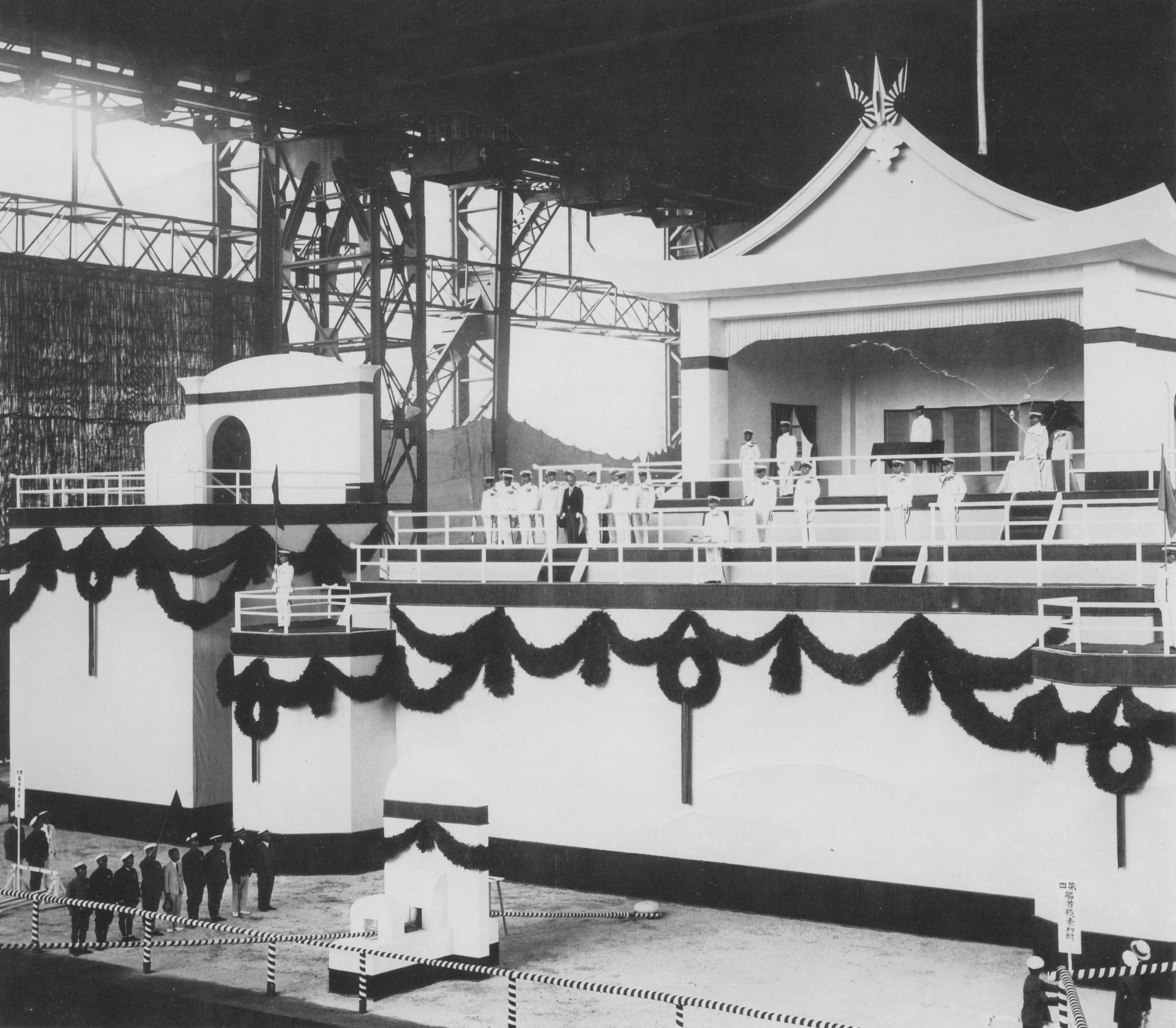 1940年　呉工廠　戦艦大和　ジオラマ きよ様 呉軍港ジオラマ 製作(残り分) 製作中 - メルカリ