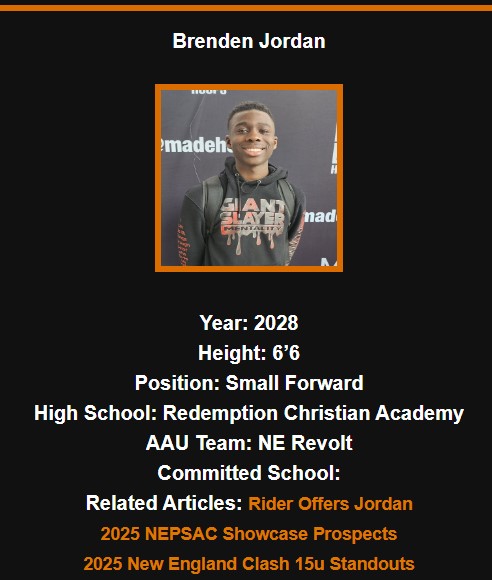 Rider Offers 2028 Brenden Jordan
instagram.com/p/DMQTl6NMQvR/…

recruitthebronx.com/index.php/pros…