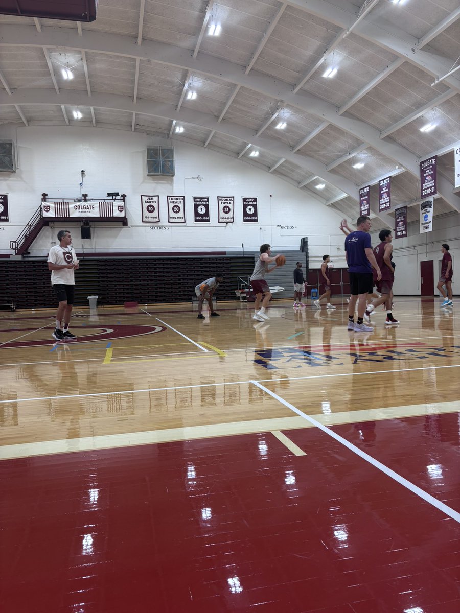 Great two days spent at Colgate observing practice and talking ball with one of the best offensive coaches in the country in Matt Langel