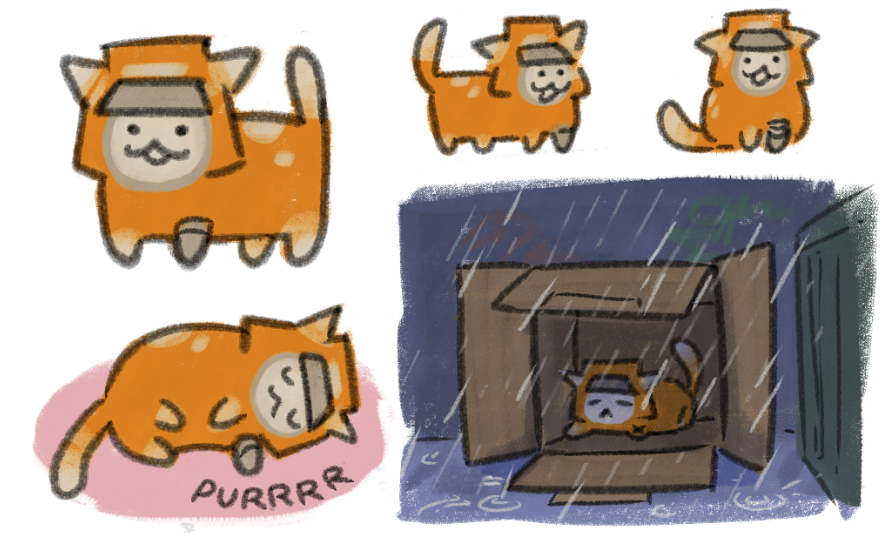 wheelie gets to be in in the lost light cat shelter because i said so