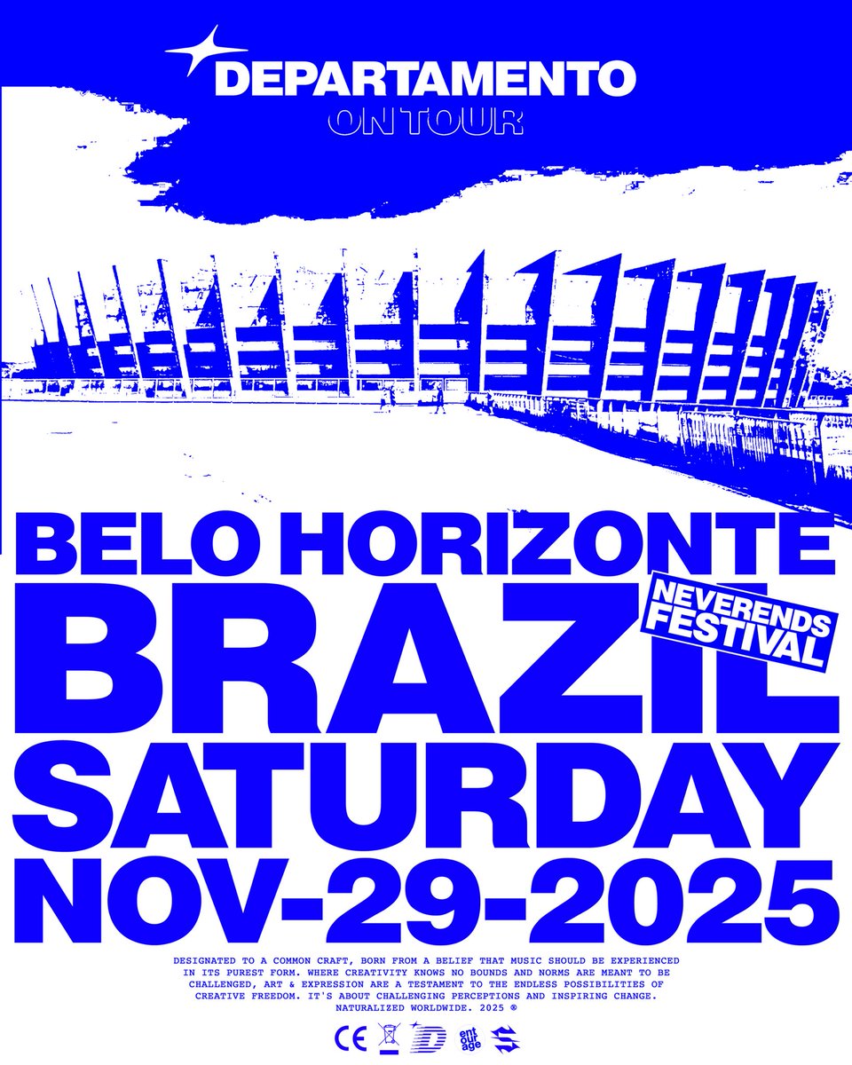 JUST ANNOUNCED BELO HORIZONTE 
NOV 29TH
NEVERENDS FESTIVAL
