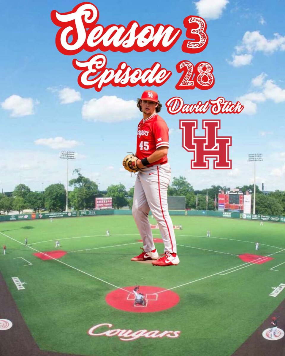 Season 3 Episode 28 of The Juco Editz Podcast with Houston Cougars Pitcher <a href="/Davidstich34/">David Stich</a> Out Now! He played juco ball at <a href="/TC_Leopards/">Temple College Baseball</a> . <a href="/UHCougarBB/">Houston Baseball</a> . Click link to Watch instagram.com/reel/DNEmrvWxD…
