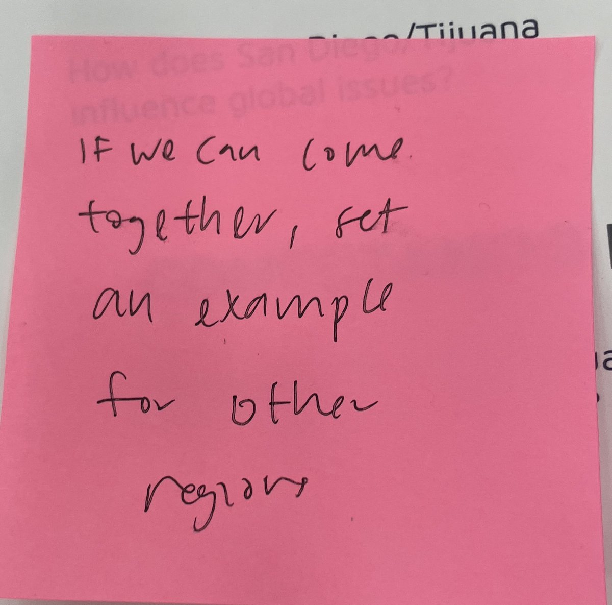 We filled the walls with sticky notes—visions of fair representation, equal opportunity &amp; and equal rights for all.

Each note a reminder that change starts with an idea worth fighting for.