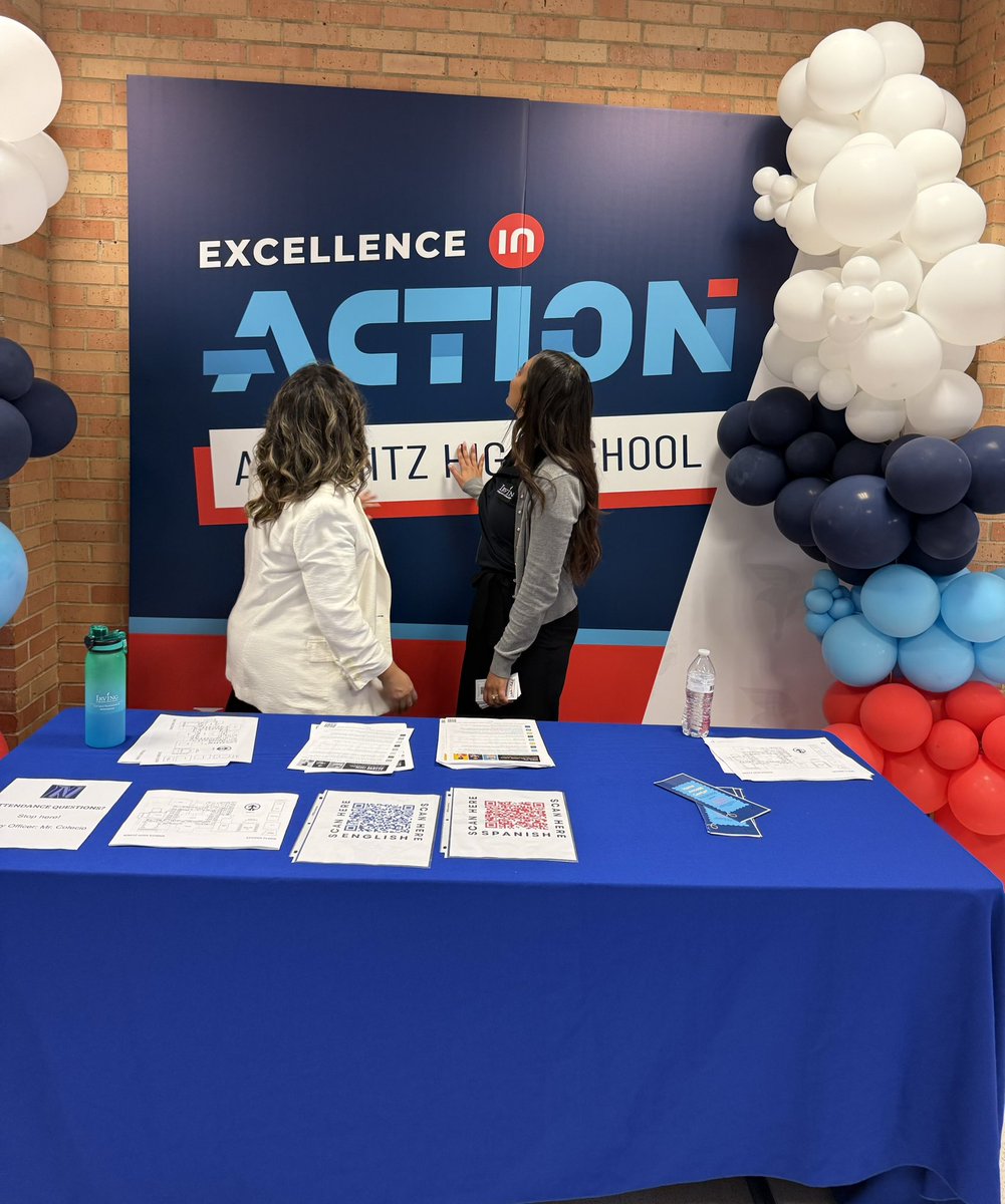LucindaAtNimitz's tweet image. ๐โจ Meet the Teacher Night at Nimitz High School!
We loved connecting with families and showcasing our commitment to Excellence in Action ๐โค๏ธ
Hereโs to a great year ahead!
@IrvingISD @PFE_IISD #NimitzProud #ExcellenceInAction #MeetTheTeacher