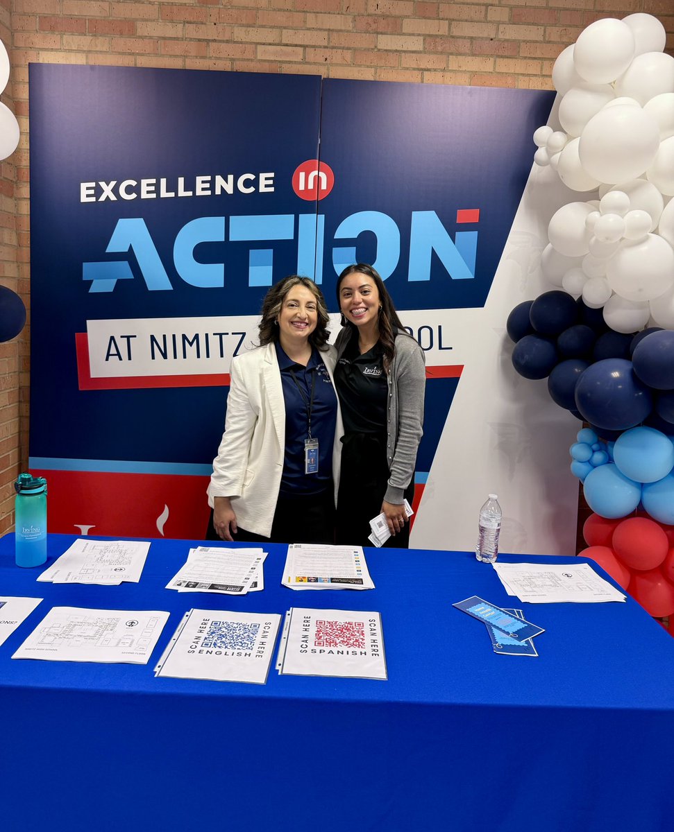 LucindaAtNimitz's tweet image. ๐โจ Meet the Teacher Night at Nimitz High School!
We loved connecting with families and showcasing our commitment to Excellence in Action ๐โค๏ธ
Hereโs to a great year ahead!
@IrvingISD @PFE_IISD #NimitzProud #ExcellenceInAction #MeetTheTeacher