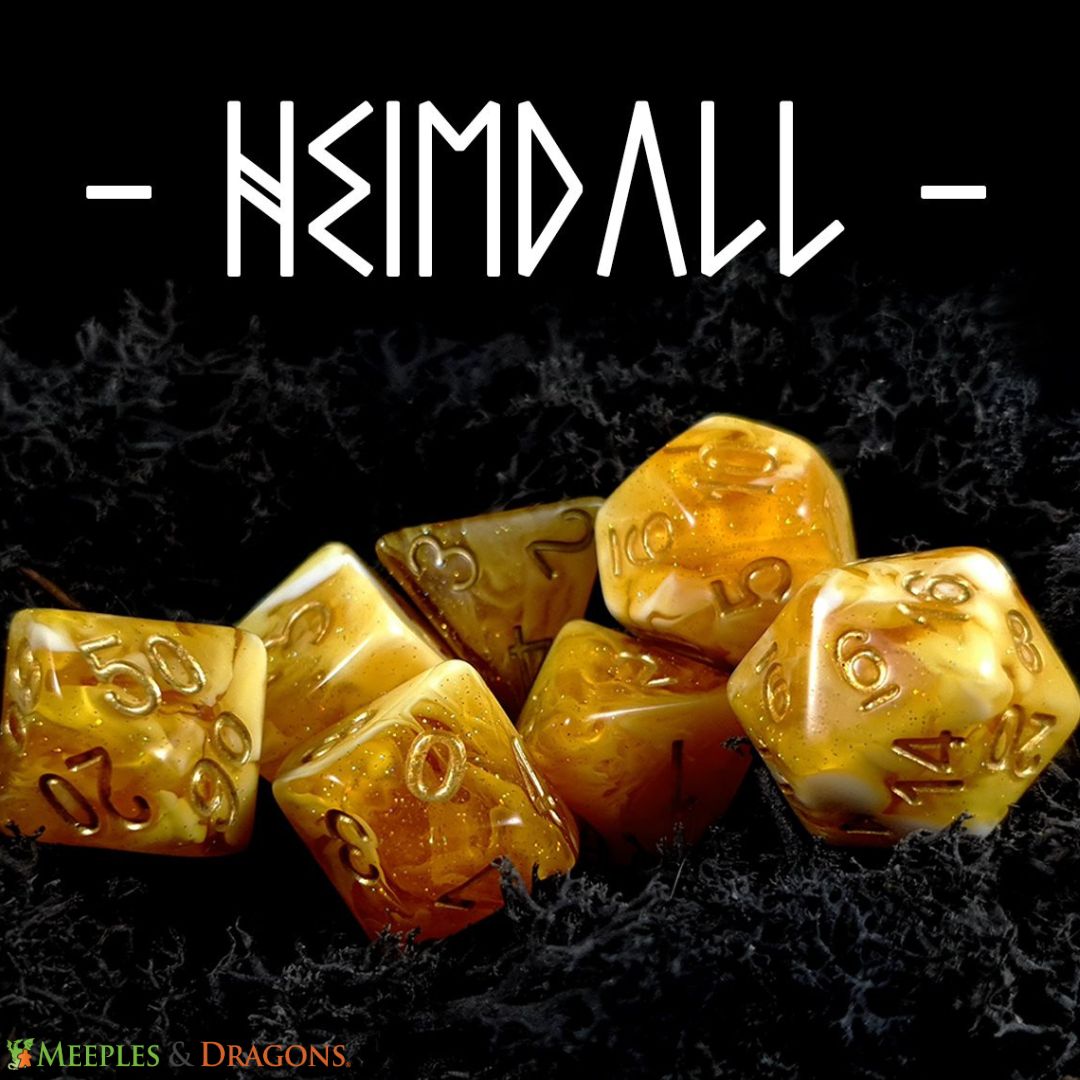 How delicious are the golden honey dice "Heimdall" by Lindorm?😋

rfr.bz/tb0d118

#dice #heimdall #lindormdice #ttrpg #dnd