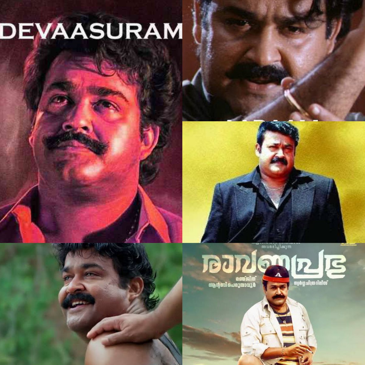 Mugunth1719's tweet photo. Out Of All These Mass Lalettan Movies, Which Movie You Would Like To Have a Re-Release ?
#Devasuram #AaramThambhuran #Naran #TwentyTwenty #Ravanaprabhu #Mohanlal https://t.co/gAxS3tvywh