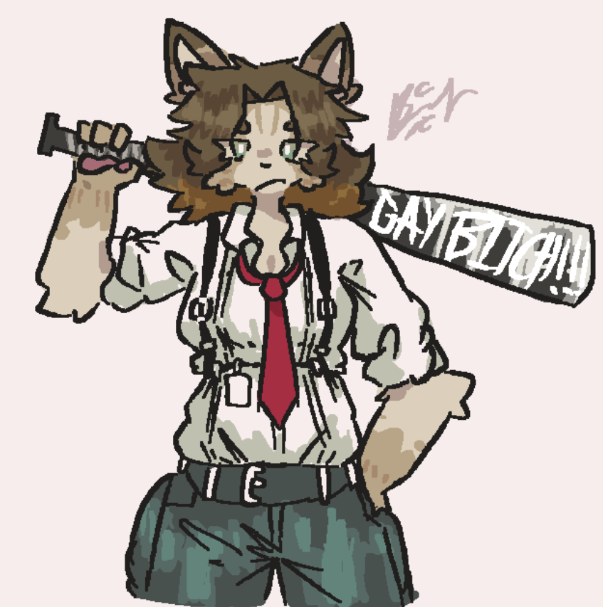 got bored and put hazel in a pretty wild outfit. :3