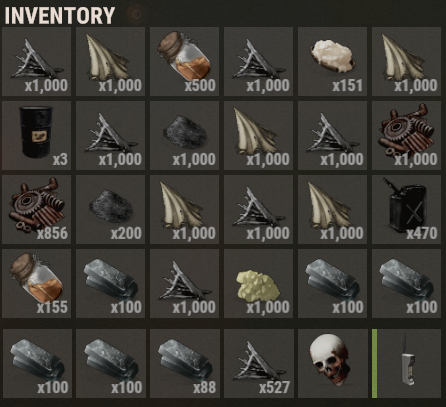 solo hardcore wipe day loot @playrust 😉 what a refreshing game