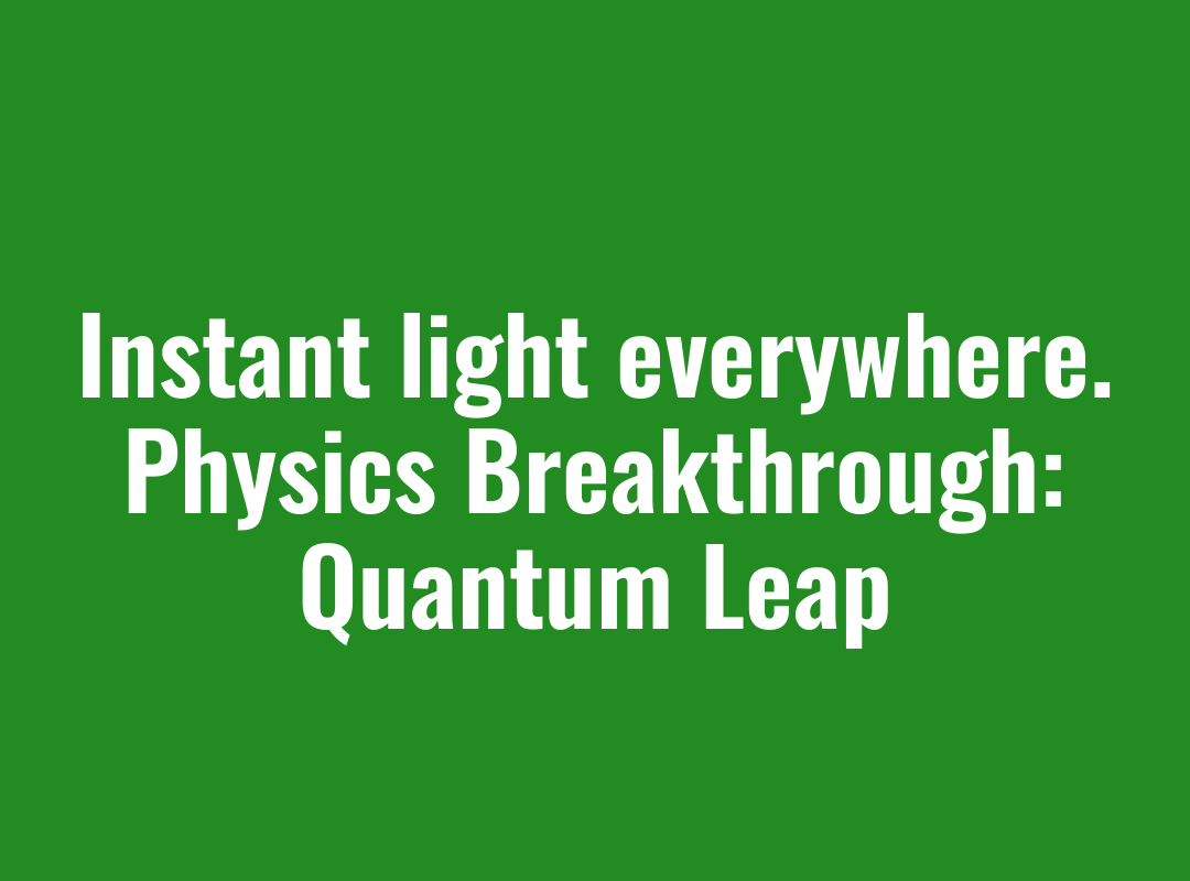 NjahiSam's tweet photo. Quantum engineering breakthrough – Imagine switching on a lamp and every room in your house lights up instantly! Big leap for physics today. 🚀

    #Physics #STEM #Research https://t.co/a45RnvZMao