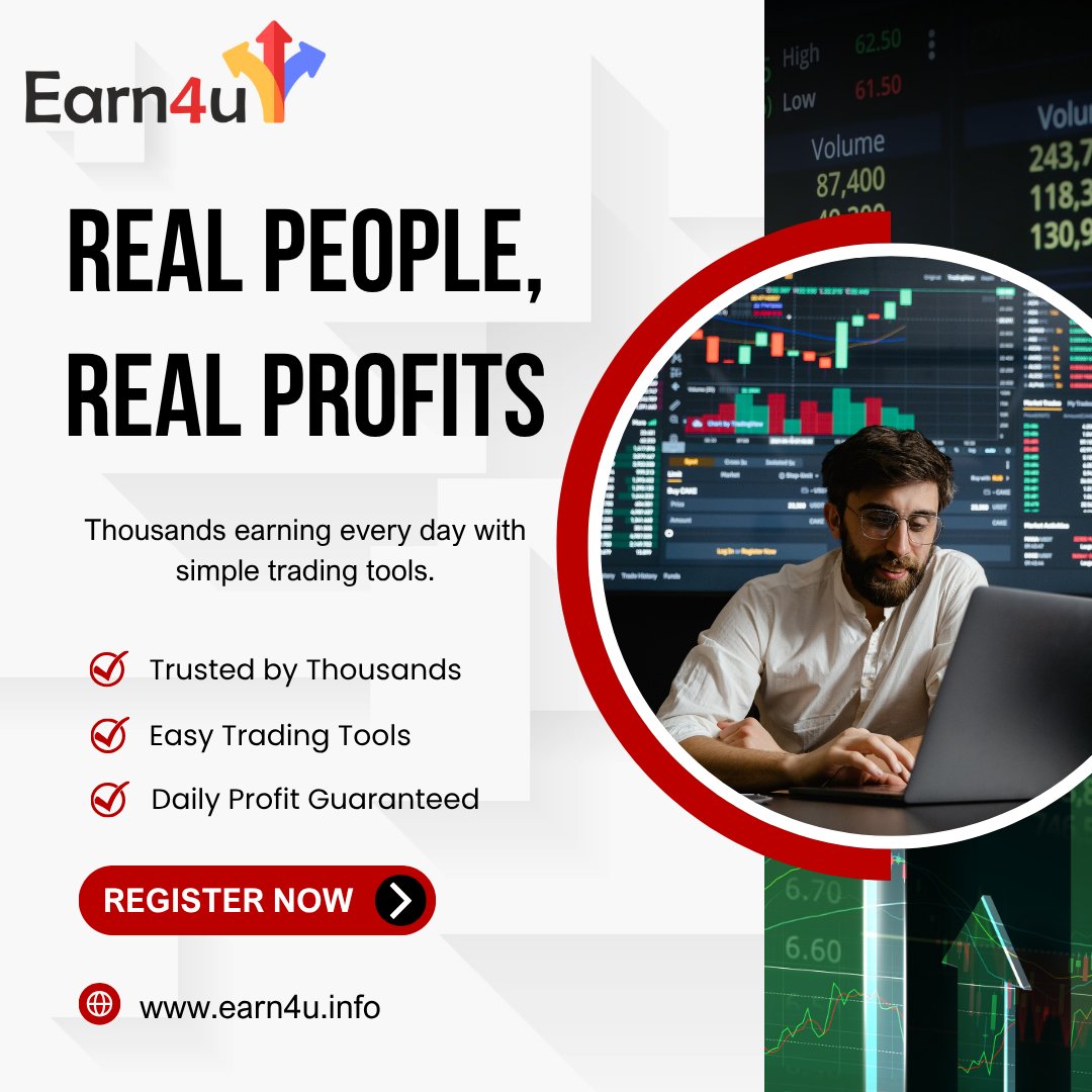 earn_4u's tweet image. Real People, Real Profits
Thousands are earning every day with our simple trading tools.
💼 Be Next → earn4u.info

#Earn4U #TradingMadeEasy #DailyProfits #SmartTrading #OnlineIncome #TradingTools #PassiveEarning #TradeAndEarn #InvestSmart #ForexTrading #CryptoTrading