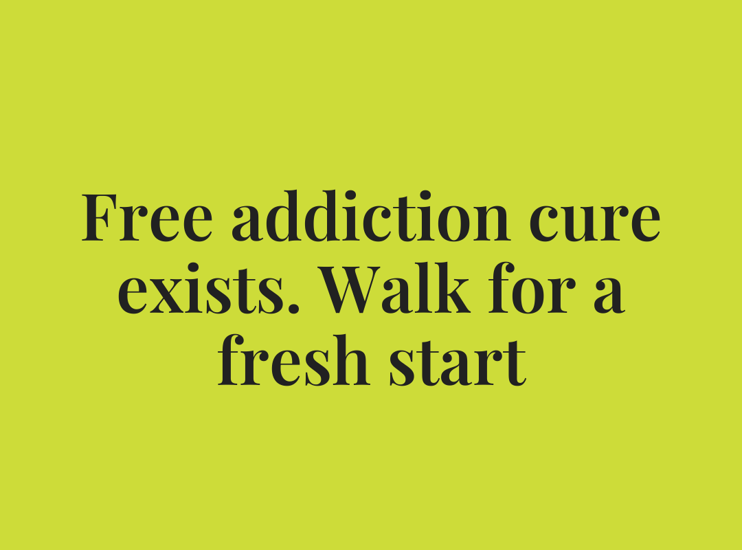 NjahiSam's tweet photo. Addiction cure that's free – swap one routine for a walk instead. Fresh air can reset your mind, just like flipping a light switch. 🌿

    #Health #Wellness #Fitness https://t.co/f9syPTaqR3
