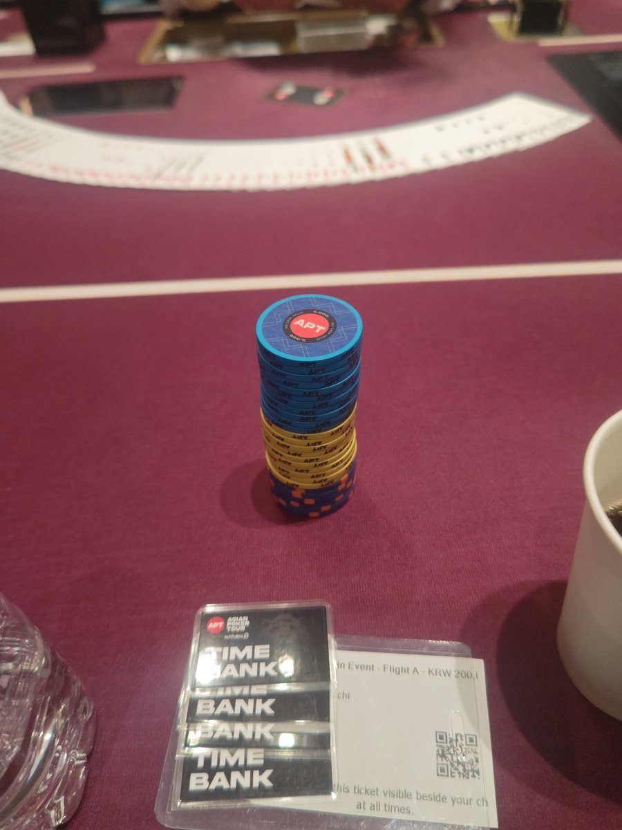 yuichi_poker's tweet photo. #72 Mini Main Event - Flight A
REG.CLOSES

#APT
#MiniMainEvent https://t.co/1y1aXJjCV6