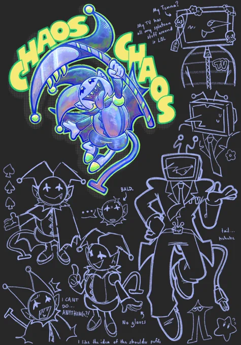 Metamorphosis or sumthin #DELTARUNE #jevil #tenna