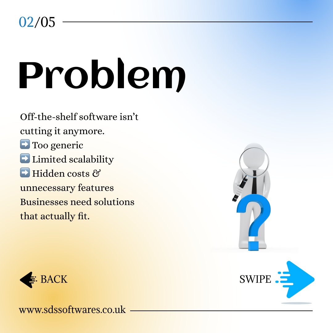 SDSSoftwares's tweet image. UK businesses are going custom 💻🚀

Why settle for generic when you can scale smarter?

Here’s why custom software is the game-changer 👇
#CustomSoftware #UKBusiness #SDSsoftwares