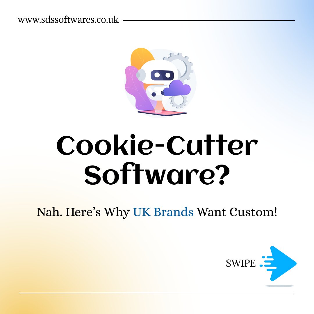 SDSSoftwares's tweet image. UK businesses are going custom 💻🚀

Why settle for generic when you can scale smarter?

Here’s why custom software is the game-changer 👇
#CustomSoftware #UKBusiness #SDSsoftwares