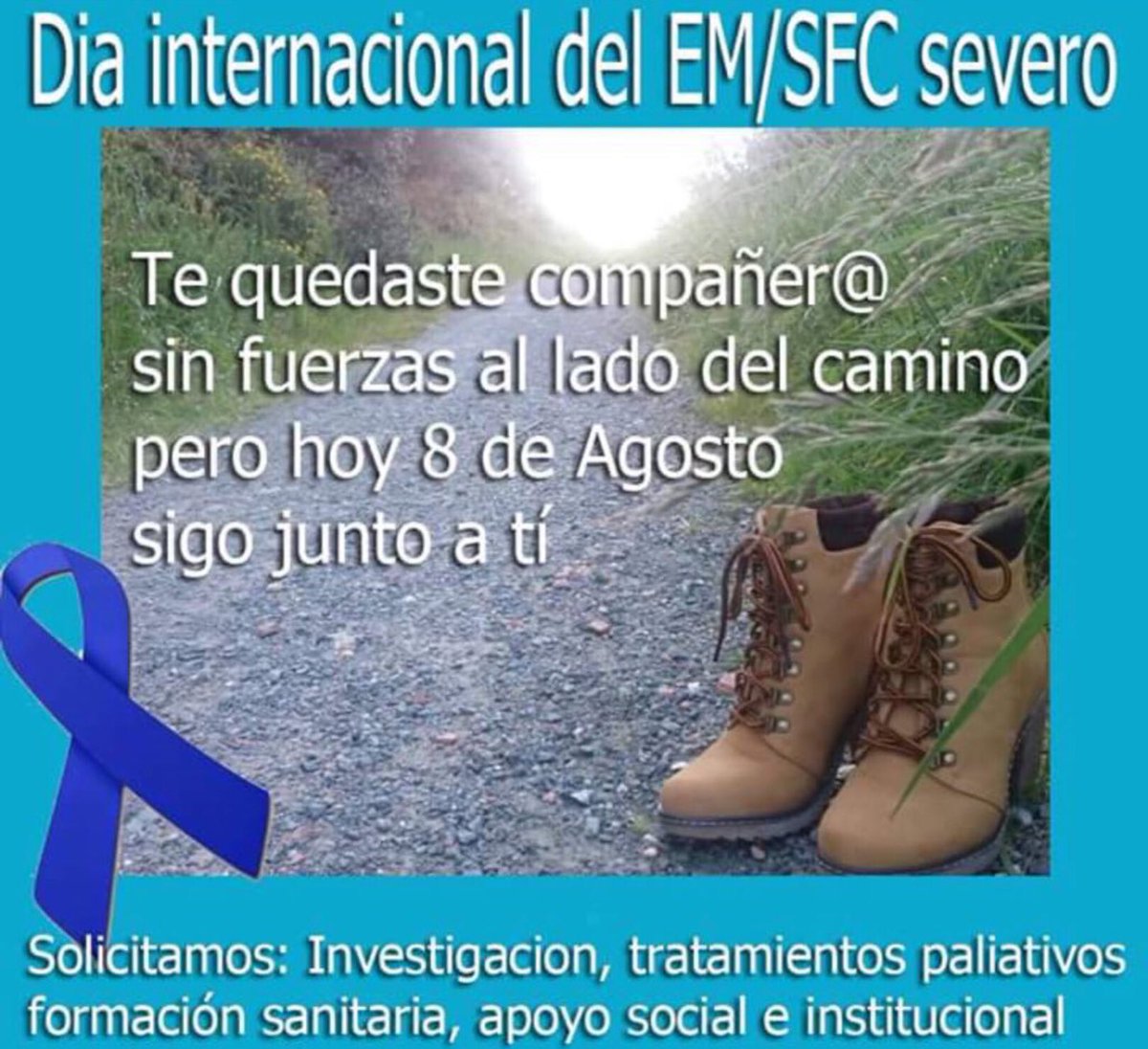 RarasNoInvisibles (@noinvisibles) on Twitter photo Es #DíaEncefalomielitisMiálgicaSevera #SevereMEday
Para pensar en las personas con encefalomielitis miálgica grave, aquellas que viven en oscuridad y aislamiento, o han muerto por sus efectos #MillionsMissing
Ni invisibles, ni olvidadas💪💙‼️
Desde <a href="/OpenMedF/">Open Medicine Foundation</a>, <a href="/PlzSolveCFS/">Solve ME/CFS Initiative</a>, Es #DíaEncefalomielitisMiálgicaSevera #SevereMEday
Para pensar en las personas con encefalomielitis miálgica grave, aquellas que viven en oscuridad y aislamiento, o han muerto por sus efectos #MillionsMissing
Ni invisibles, ni olvidadas💪💙‼️
Desde <a href="/OpenMedF/">Open Medicine Foundation</a>, <a href="/PlzSolveCFS/">Solve ME/CFS Initiative</a>,
