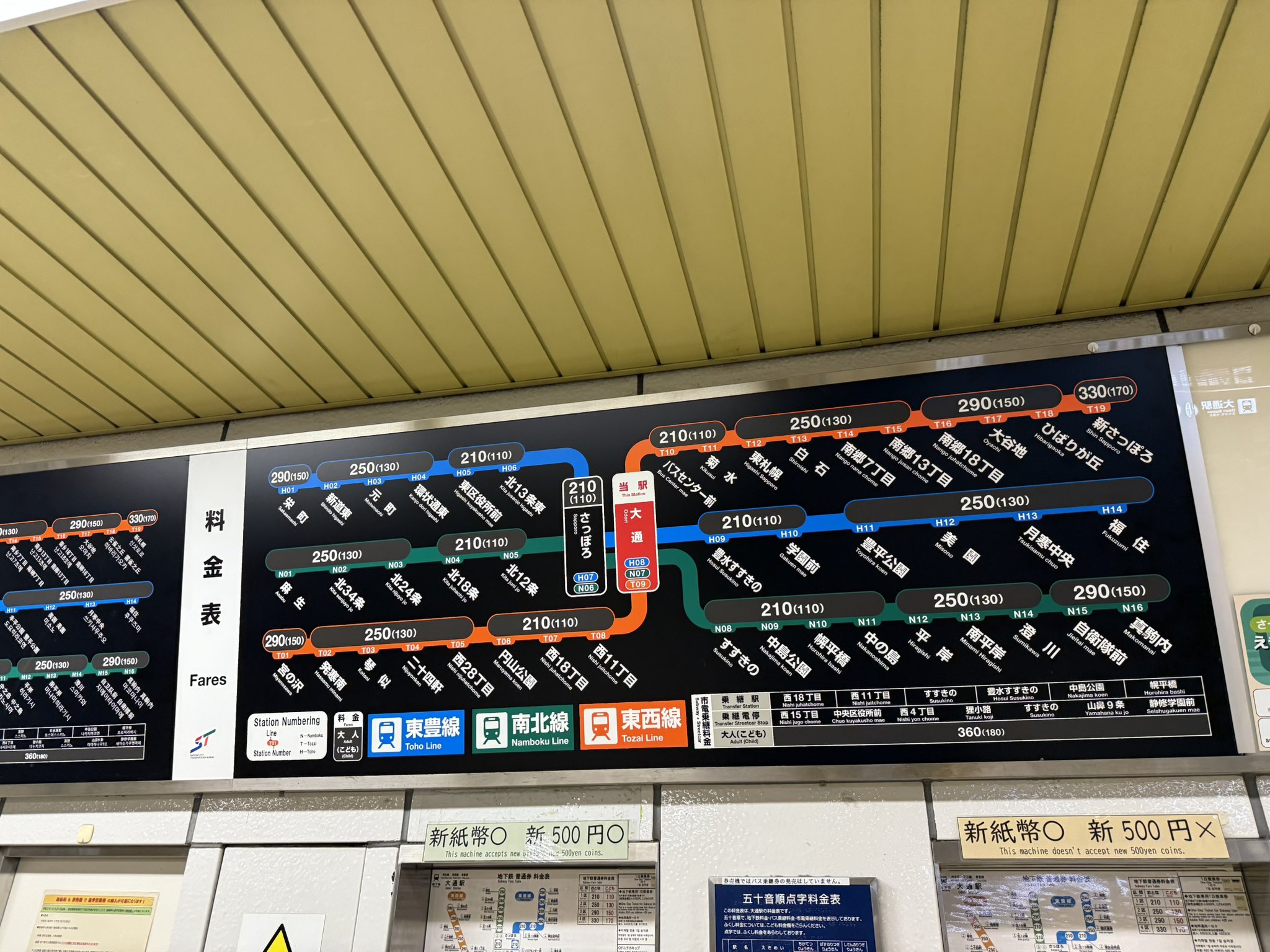 東武東上線　大山駅券売機運賃表2枚 東武東上線 大山駅券売機運賃表2枚 - メルカリ