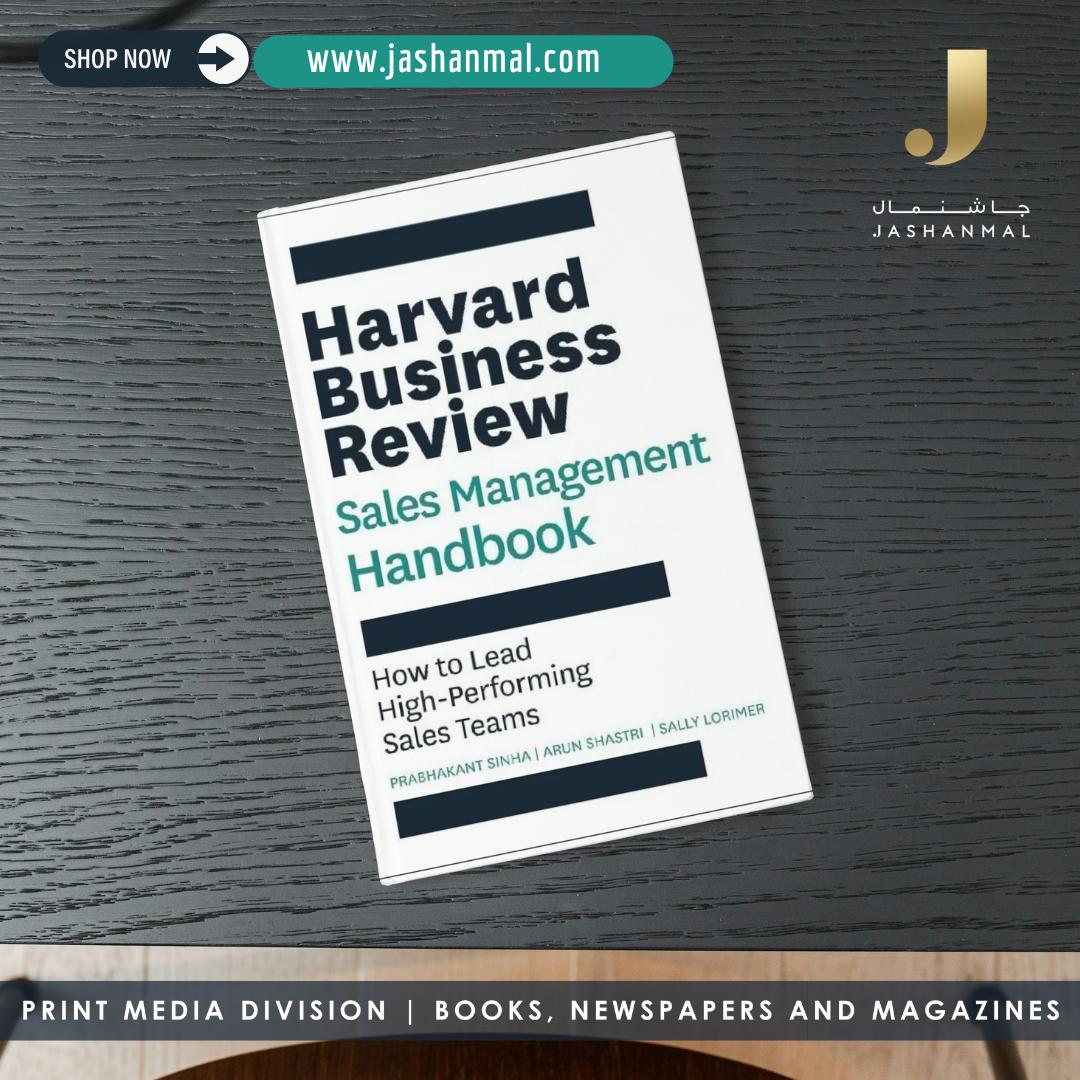 The Harvard Business Review Sales Management Handbook.
📈Master selling: proven strategies to grow your team.

Now available at jashanmal.com

🔗 jashanmal.com/products/harva…

#Jashanmal #jashanmalbooks #HarvardBusinessReview #SalesLeadership #SalesSuccess