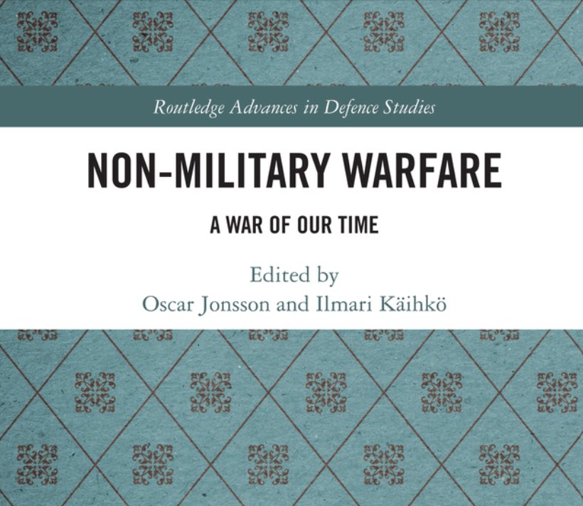 Received an electronic copy of the first of my two books coming out this month. This result of a project funded by the Swedish Civil Contingencies Agency (MSB) should be released in its physical form on the 15th of August. Hopefully the volume helps us manage contemporary issues.