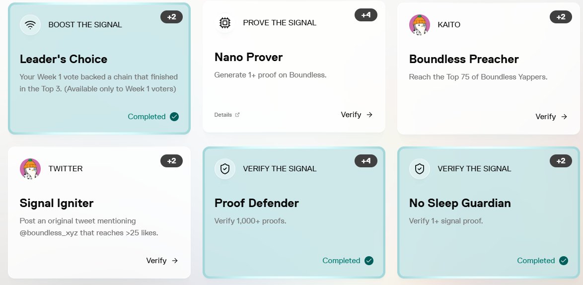 i need 25 likes for <a href="/boundless_xyz/">Boundless</a> silver tasks

help each other , help me

i will follow back and like comment

next succinct zk
gberry