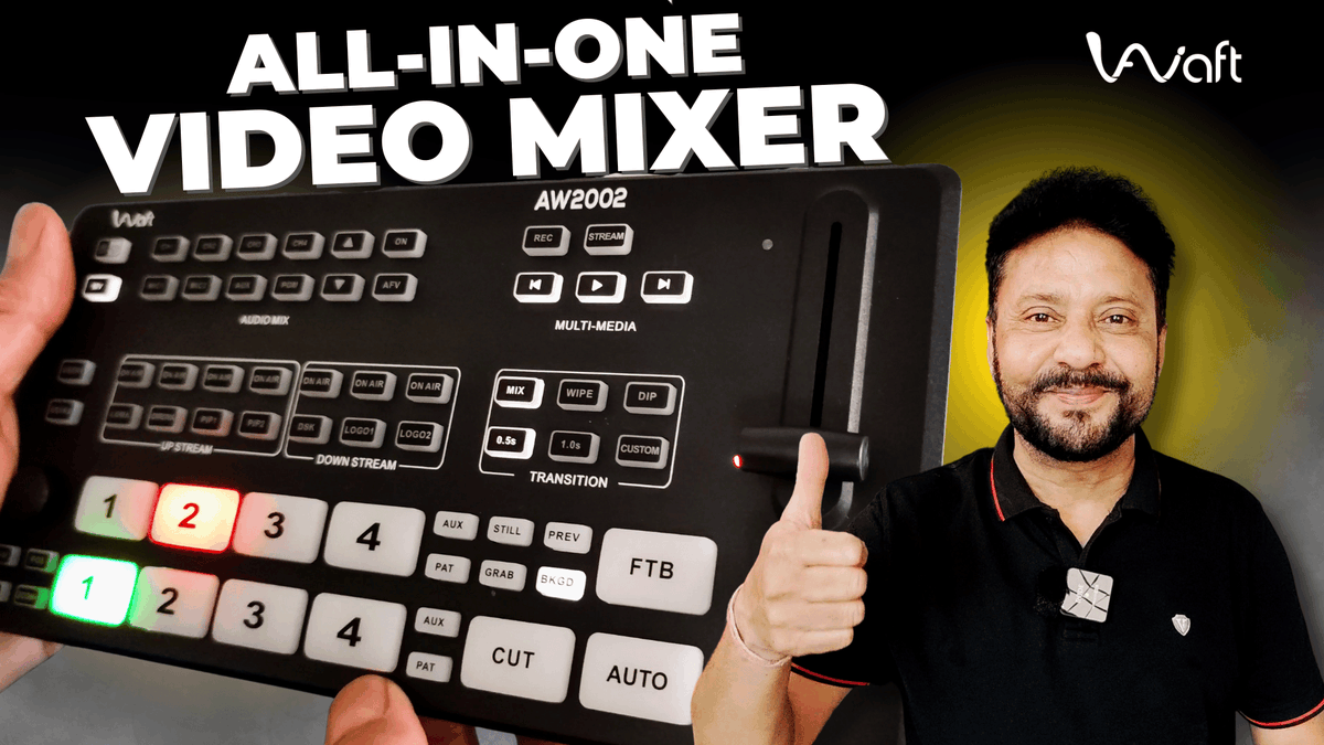 All-in-One Streaming Video Switcher | AIWaft 4-Channel HDMI Live Video M... youtu.be/hDr-BRm8Ghs?si… via <a href="/YouTube/">YouTube</a> #aiwaft #aiwaftvideoswitcher #videoswitcher #videomixer