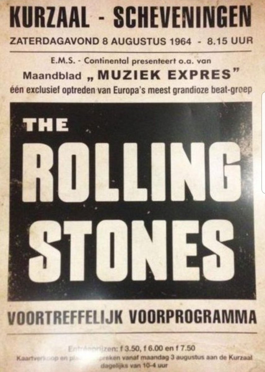 Op 8 augustus 1964 spelen The Rolling Stones hun eerste concert op het Europese vasteland, in het Kurhaus in Scheveningen. Het publiek breekt de zaal af en het optreden moet al snel gestaakt worden. De beelden gaan de hele wereld over.