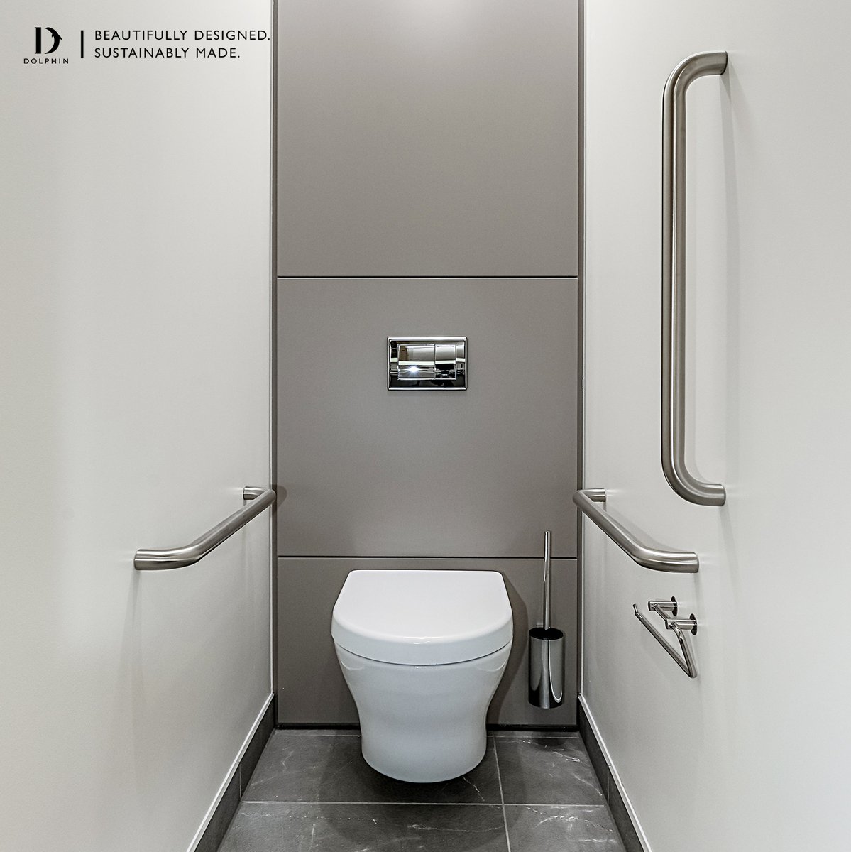 Designing an ambulant toilet cubicle doesn’t have to be complicated.

From compliant grab rails to expert guidance and design inspiration, we make it easy to meet regulations and create an inclusive, thoughtfully designed washroom experience. -->

🔗 eu1.hubs.ly/H0mcv700