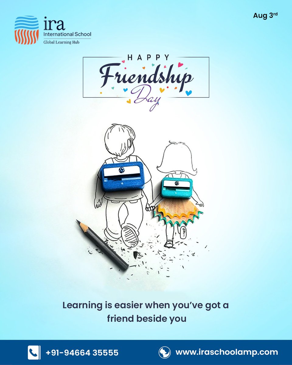Ira_School_'s tweet image. Happy Friendship Day from all of us at IRA International School! 

🌐 iraschoolamp.com

#HappyFriendshipDay #IRAInternationalSchool #SchoolFriends #LearningTogether #GlobalLearningHub #ChildhoodMemories #FriendshipGoals #StrongerTogether