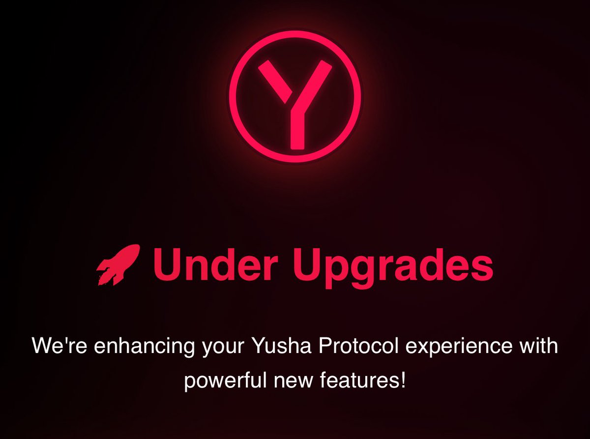 We really appreciate your patient during the upgrade period, some features like Connect wallet &amp; Yusha boss NFTs are now solved, we will release the currently updates while working on Migration issue to allow even users with small amount to be able to migrate  #Yusha #Warriors 🥷