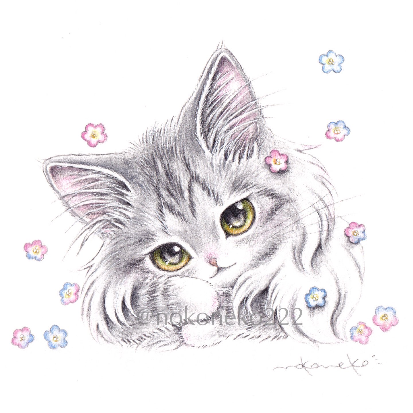 のこねこ🐾ねこ絵描き on X: 
