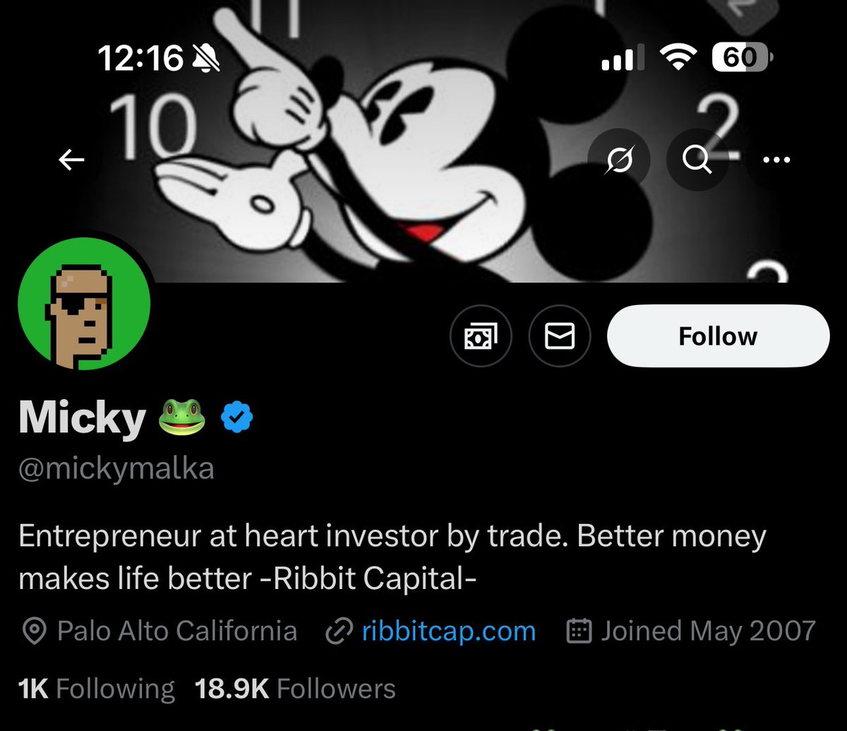 🚨 🚨 🚨 BREAKING NEWS

<a href="/mickymalka/">Micky 🐸</a> just changed his banner to the old pfp of him showing when <a href="/ribbita2012/">ribbita</a> was launched.

$TIBBIR LETS FUCKING GOOO