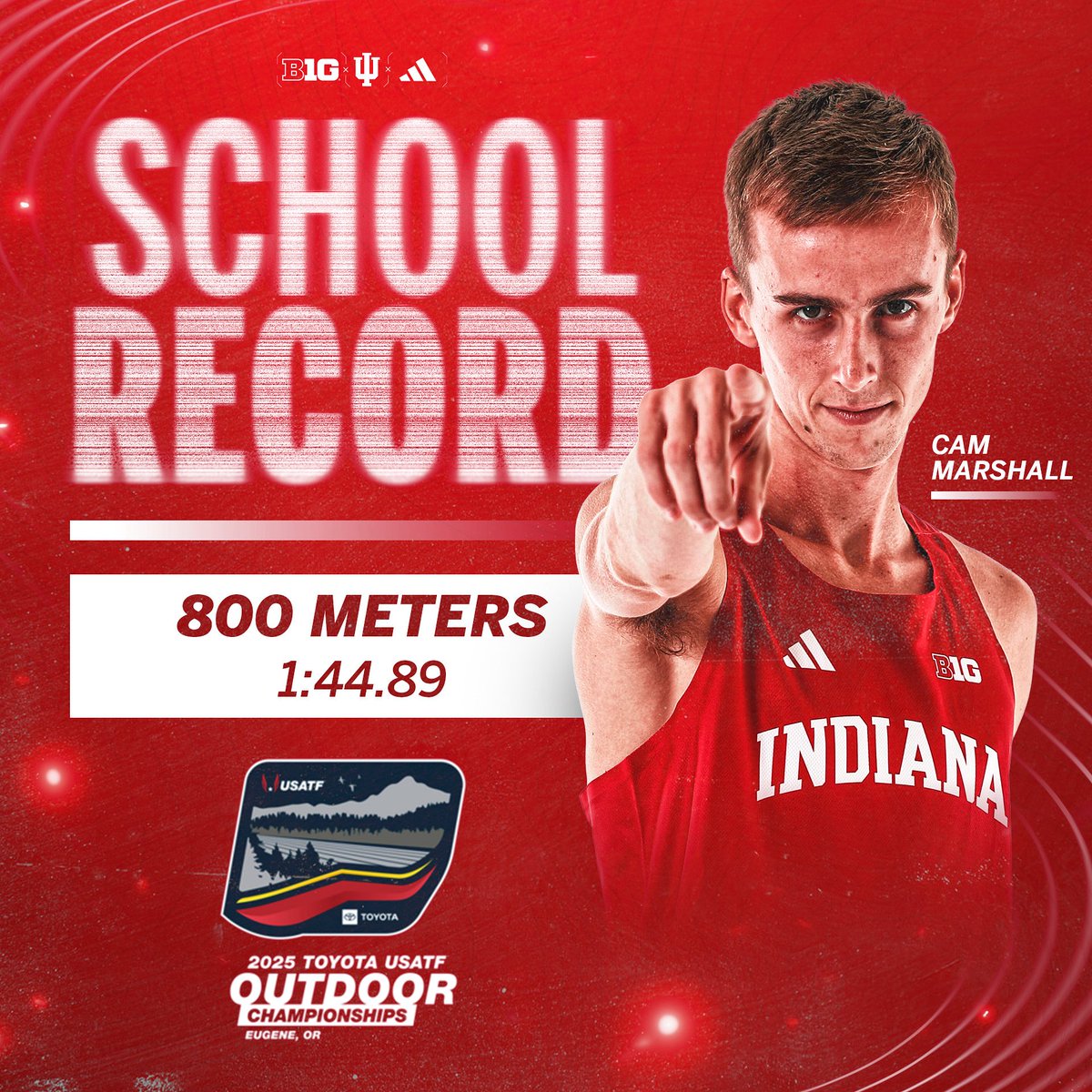 New school record!🚨

Congrats to Cam for breaking his previous record!👏