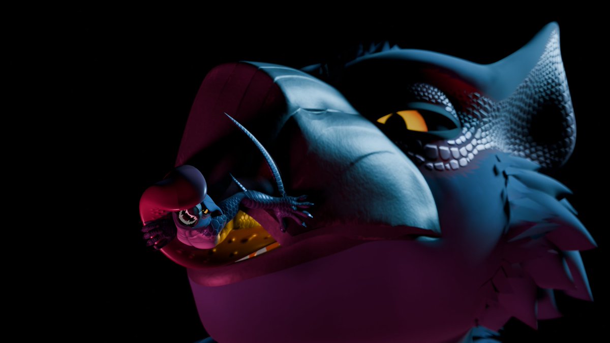 I don't care where you are on the food chain. Apex is a word made up by pathetic preds that THINK they own the food web. I assure you: You can melt like any other morsel. Shout while you can, it will be the last plea that leaves my body.

Reposts help a lot~
#VoreDay #furry #vore