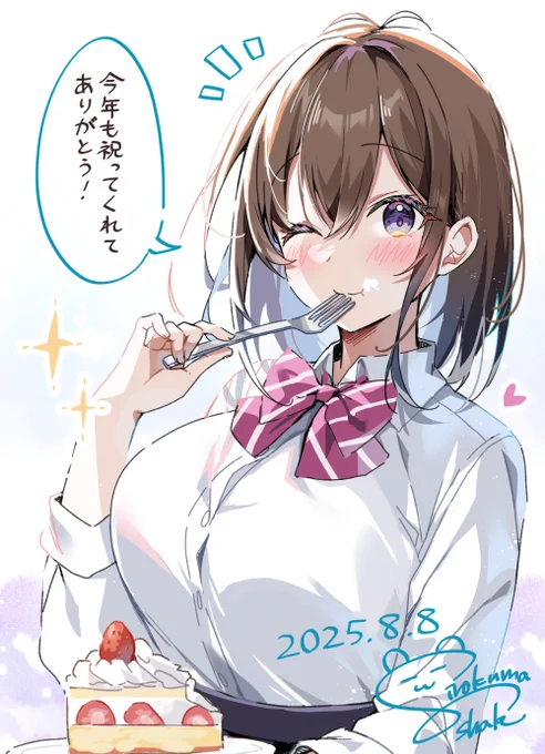 本日8/8は、はわわちゃんのお誕生日🍰✨
夕方ごろに新作イラストアップ予定なのでお楽しみに〜っ!

誕生日グッズはないけど…そのぶんC106準備に全力投球しました!!
応援してやってもいいよって方は固定に予約リンク載ってますので良かったら🙏 