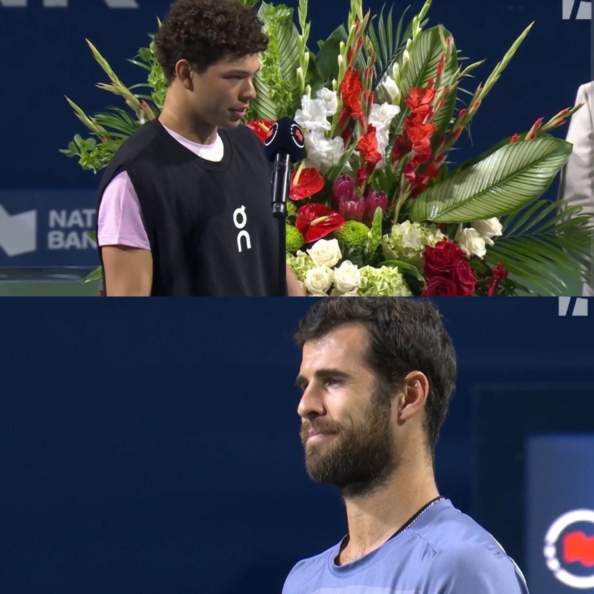 Ben Shelton to Khachanov after beating him to win first Masters title in Toronto

“I have a lot to say but I wanna start with Karen. I’m sorry about tonight. Incredible week. I watched a lot of your matches. The level you’ve played this week is really really high. The way you