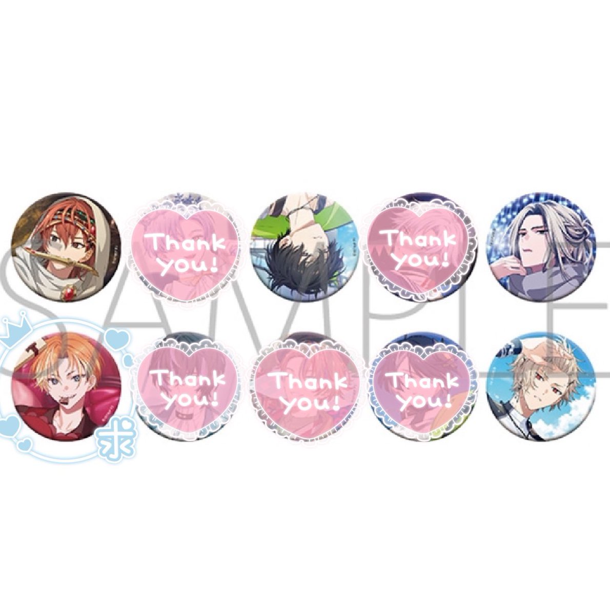 〖交換〗エイトリ 18TRIP キャラバッジコレクション vol.5 缶バッジ

譲）練牙、添(再交換分)、礼光、潮 各5

求）あく太

5BOX予約予定
お気軽にお声掛けください🙌🏻