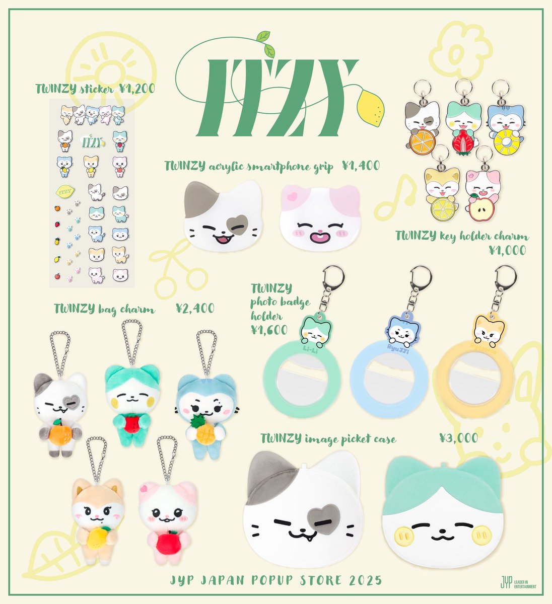 "JYP JAPAN POPUP STORE 2025"
本日12:00よりオフィシャルグッズの通販スタート！
オンラインでもPOPUP STORE を楽しめますので、ぜひチェックしてみてください💙

詳細はこちら
jypj-store.com/pages/jypj-pop…

#JYP #JYP_JAPAN_POPUP_STORE_2025
#ITZY