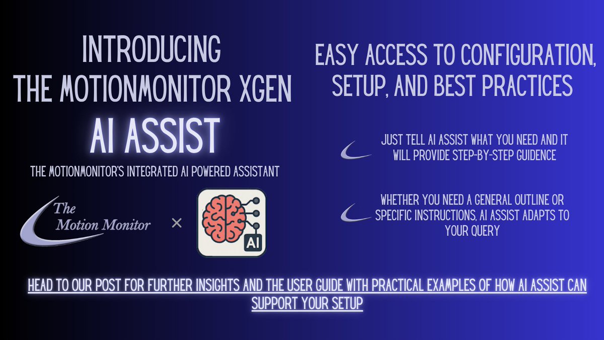 #easysetup, #ArtificialInteligence, #biomechanics, #innovation

themotionmonitor.com/ai-assist-gett…
