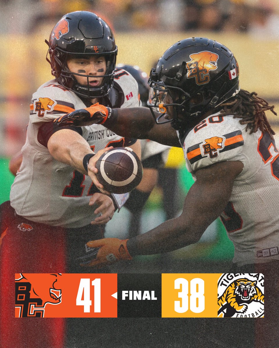 Game of the Year candidate in The Hammer!

The <a href="/BCLions/">BC LIONS</a> get it done in OT!

#CFL