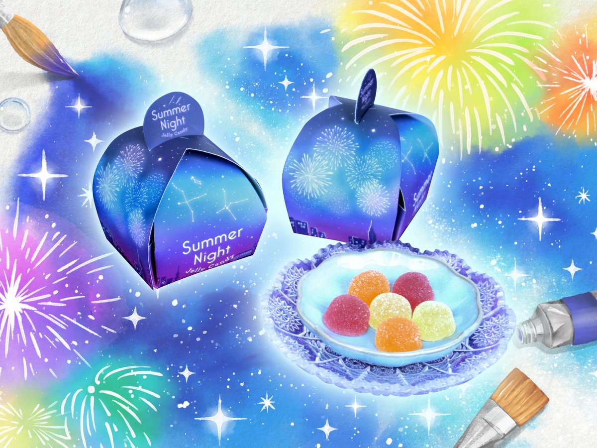 🖌『夏夜のキャンバス』フェア🎨おすすめ商品💫 🍊サマーナイト