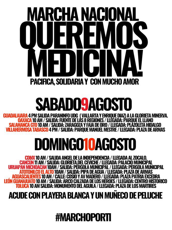 Frente Cívico Nacional (@fcn_mx) on Twitter photo Tod@s a la marcha nacional con <a href="/NARIZROJAAC/">NARIZ ROJA AC</a>
Checa tu ciudad, checa tu marcha!!!
#MarchoPorTi
#QueremosMedicina Tod@s a la marcha nacional con <a href="/NARIZROJAAC/">NARIZ ROJA AC</a>
Checa tu ciudad, checa tu marcha!!!
#MarchoPorTi
#QueremosMedicina