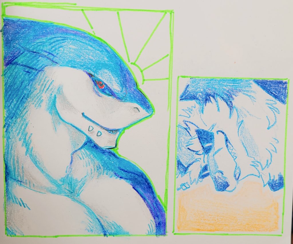 Hmm i was going for smooth colour but nah looks like these crayons come alive with texture #dislytefanart
