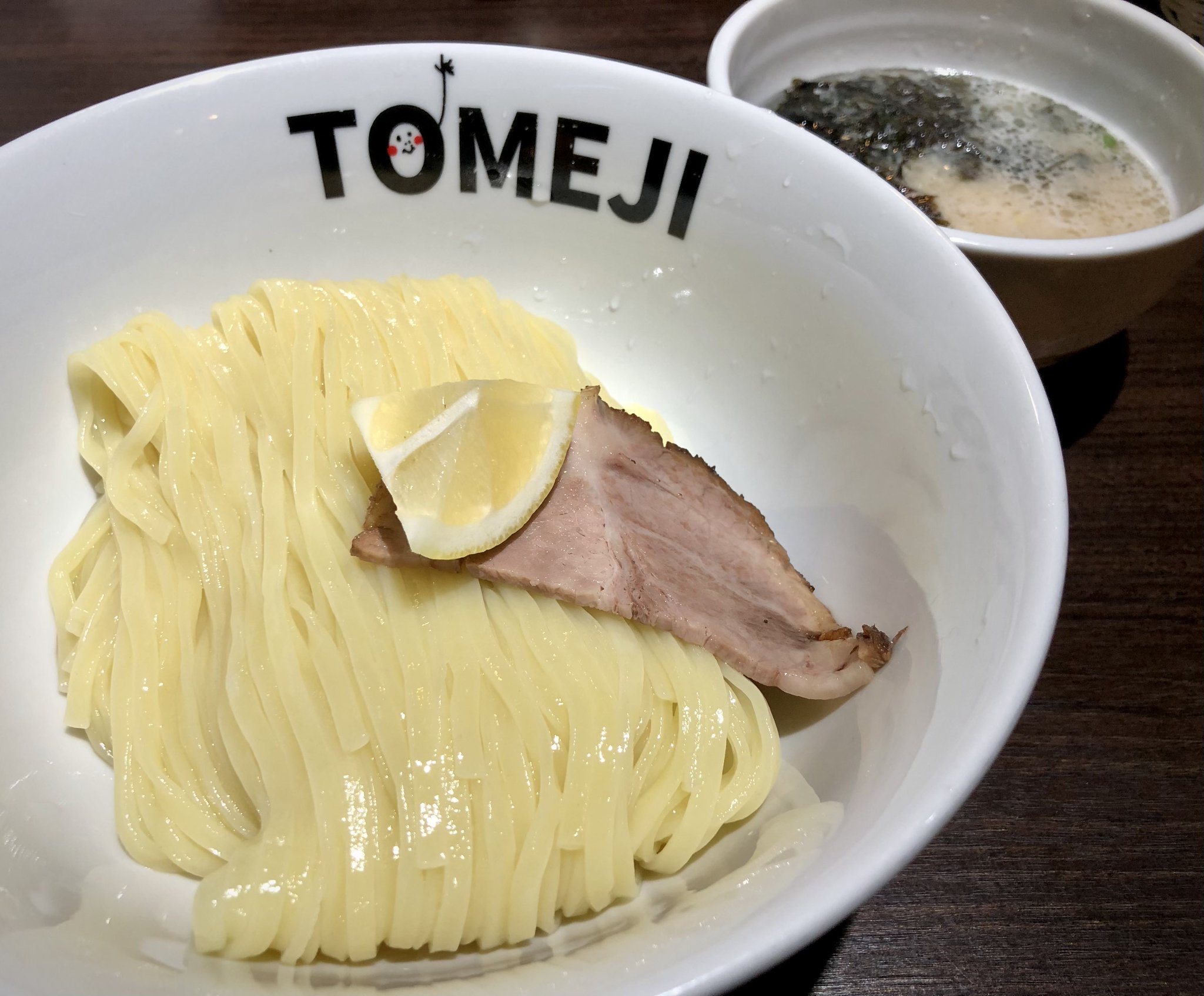 らーめん つけ麺 看板 ラーメン食べ歩き投稿 つけ麺 繁田 繁田式もりそば #神戸 #六甲