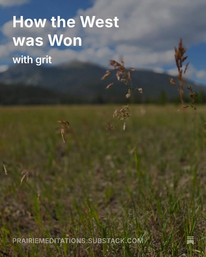 How the West was Won open.substack.com/pub/prairiemed… #culture
